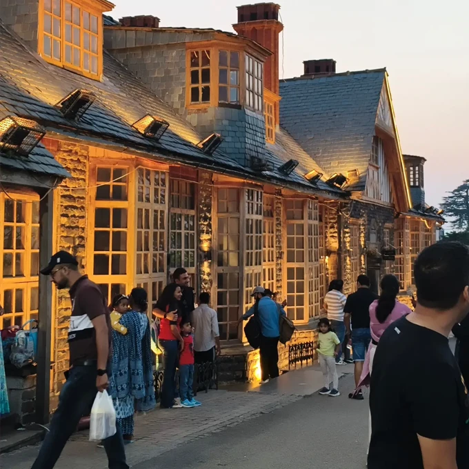 evening mall road walk shimla