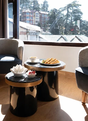 in room breakfast at legacy shimla