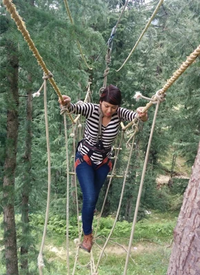 rope walk kufri adventure shimla